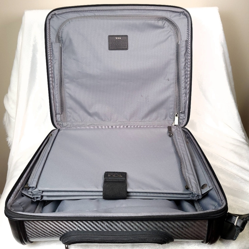 Tumi Graphite and Black Carry-On Luggage - Picture 10 of 16